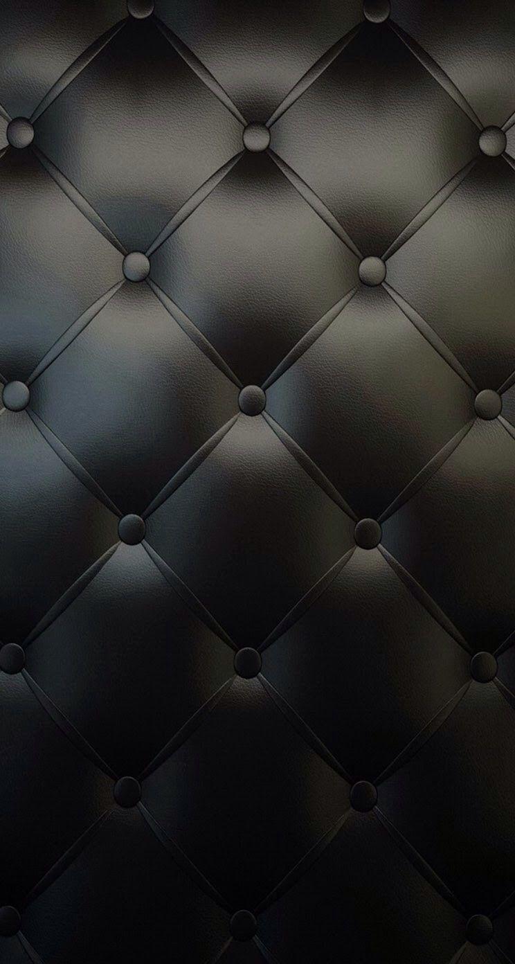 744x1392 Black Leather & white iPhone wallpaper. Обои для