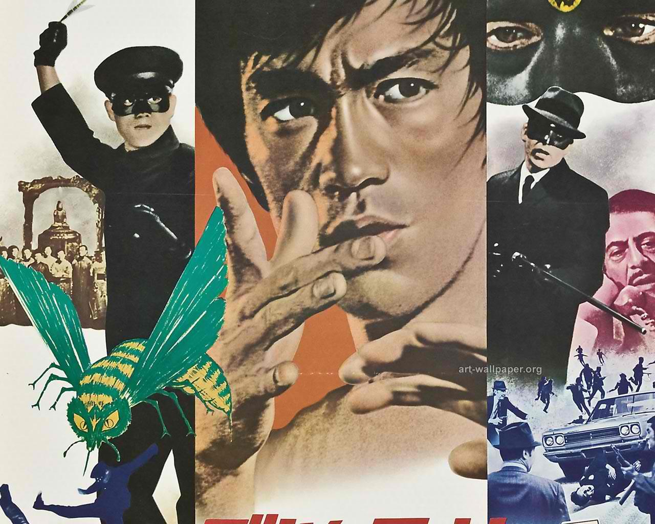 1280x1024 Green Hornet Lee Wallpaper