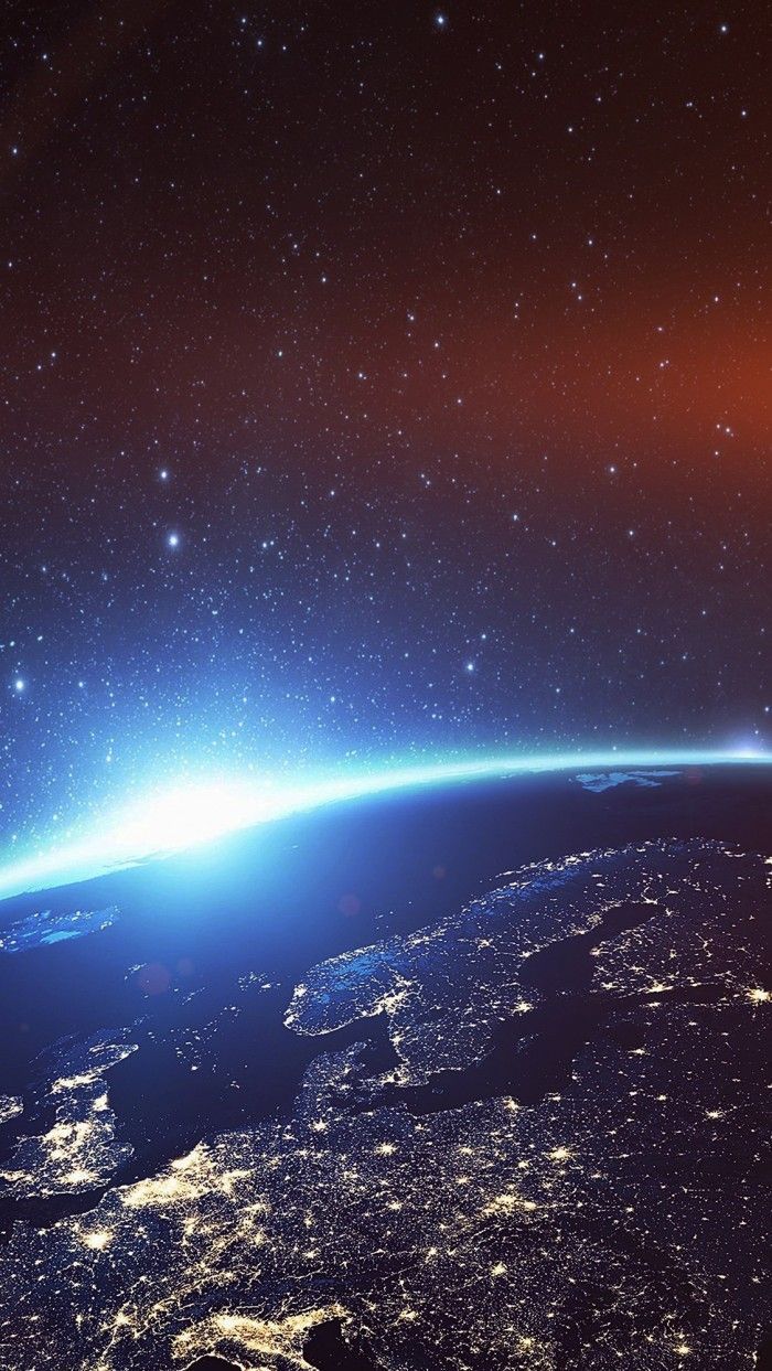 700x1243 Europe Earth Blue Space Night Art IPhone Wallpaper