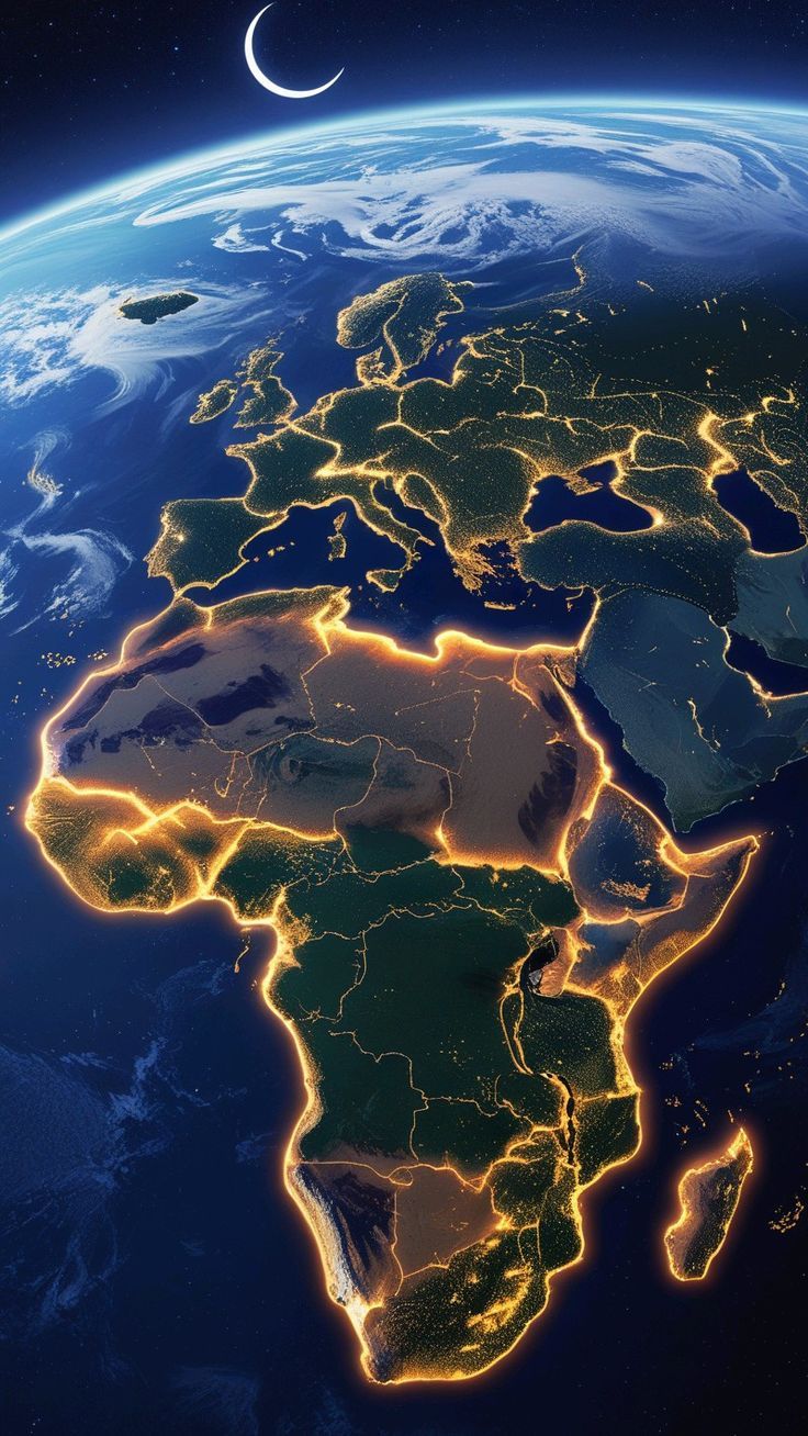 736x1308 World geography wallpaper. Map of africa wallpaper, Universe background, Earth