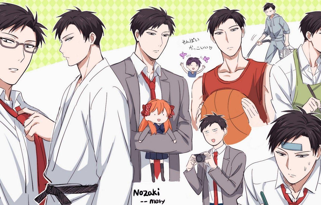 1332x850 Wallpaper Anime, Art, Guy, The Gekka Shoujo Nozaki Kun, Nozaki Is The Author Of Shojo Manga Image For Desktop, Section сёдзё