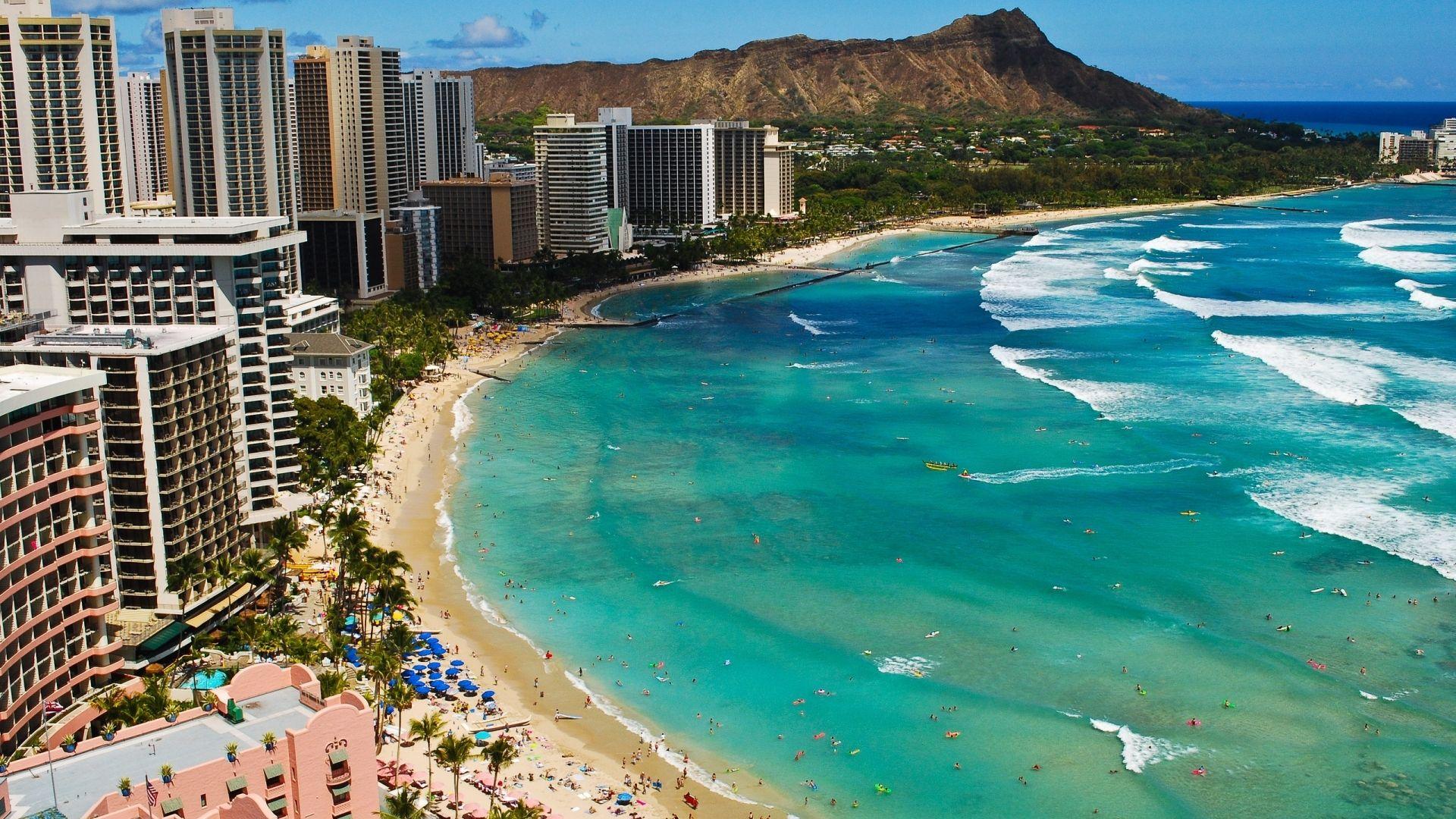 1920x1080 Inspirational Hawaii Beach Wallpaper Desktop. The Most Beautiful