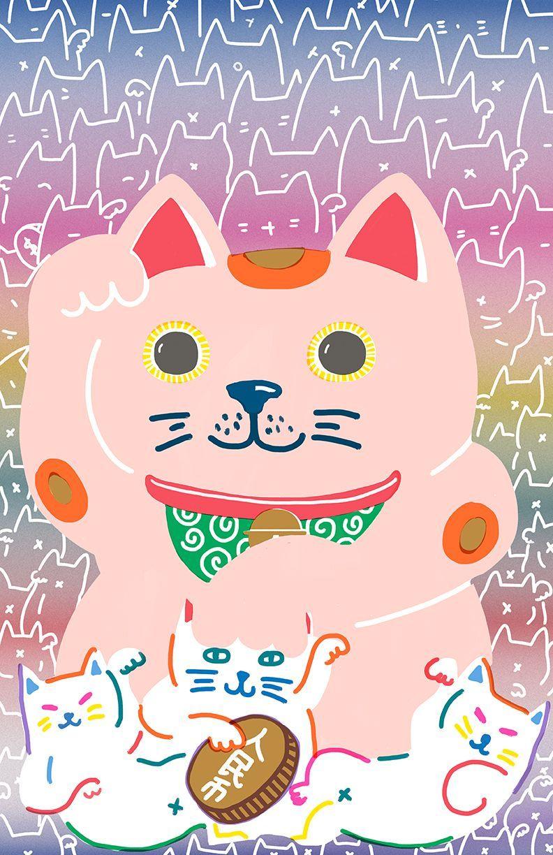 Lucky Cat Wallpapers - Top Free Lucky Cat Backgrounds - WallpaperAccess