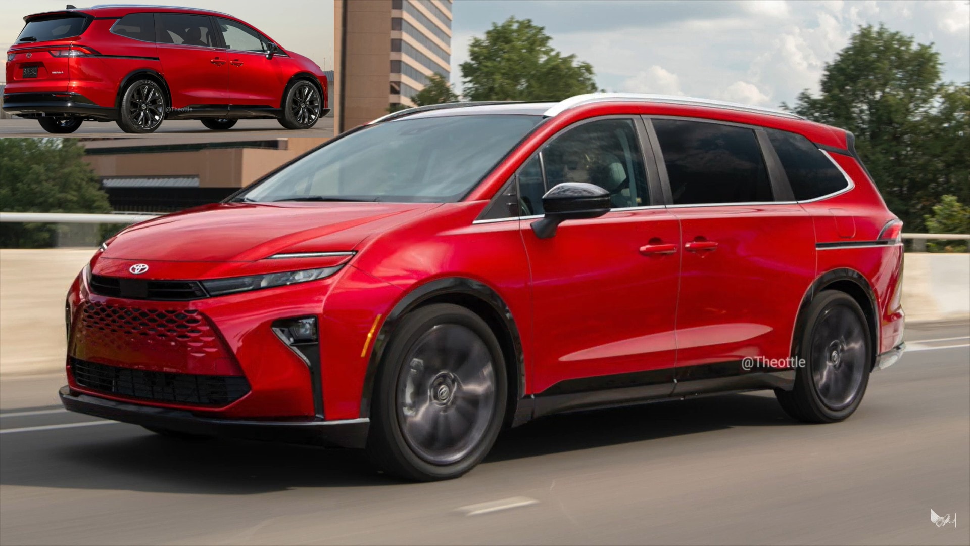 1920x1080 Digital Next Gen Toyota Sienna Ends Up A Deep Facelift Inspired By Crown Signia CUV