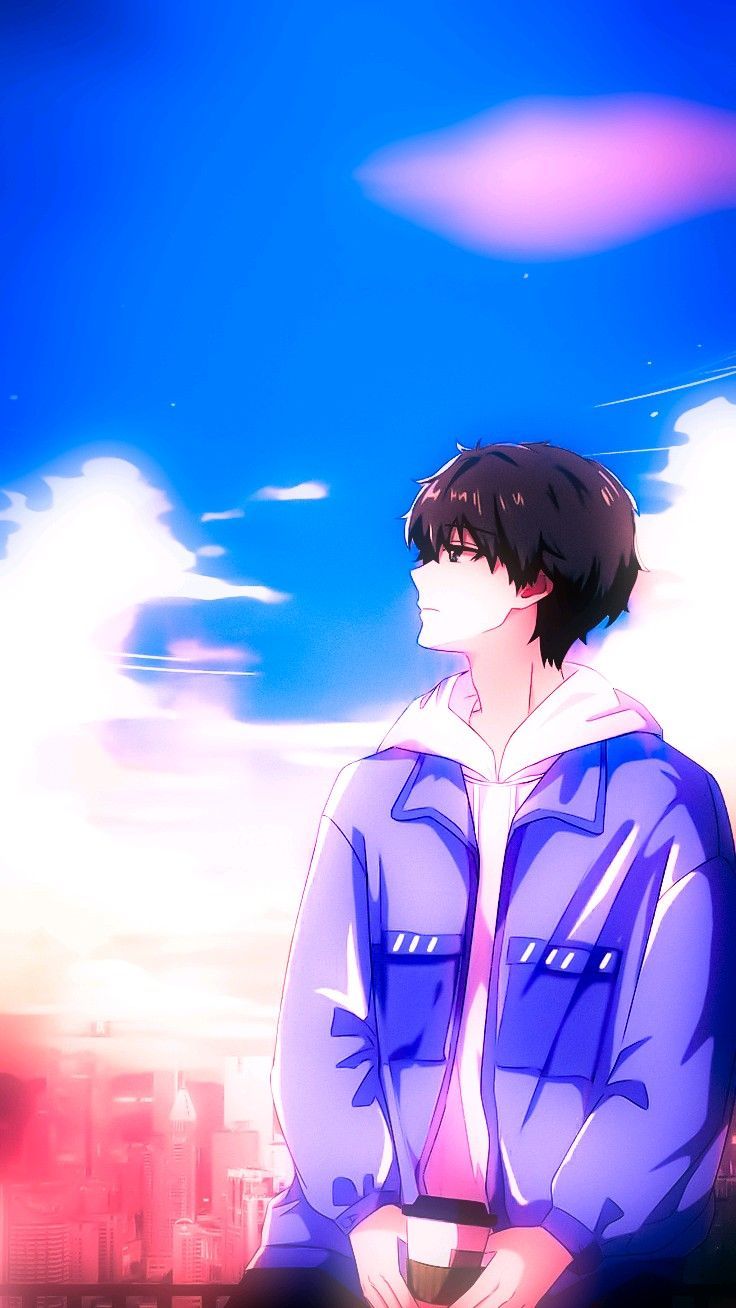 736x1308 sad boy 4k wallpaper