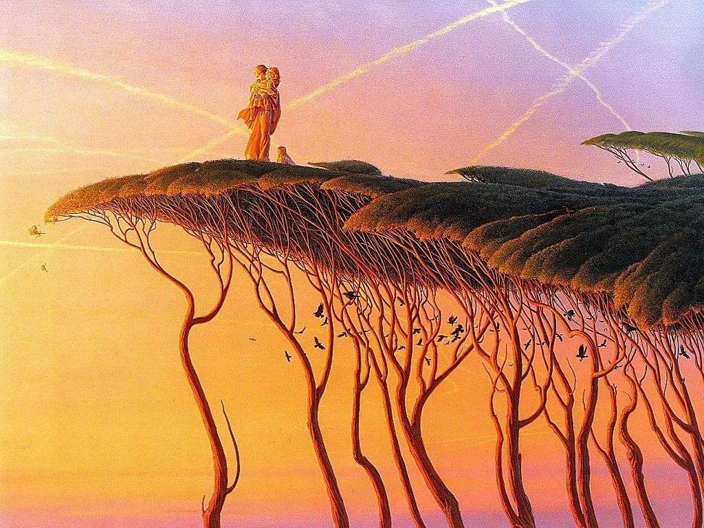 1024x768 70s Sci Fi Art