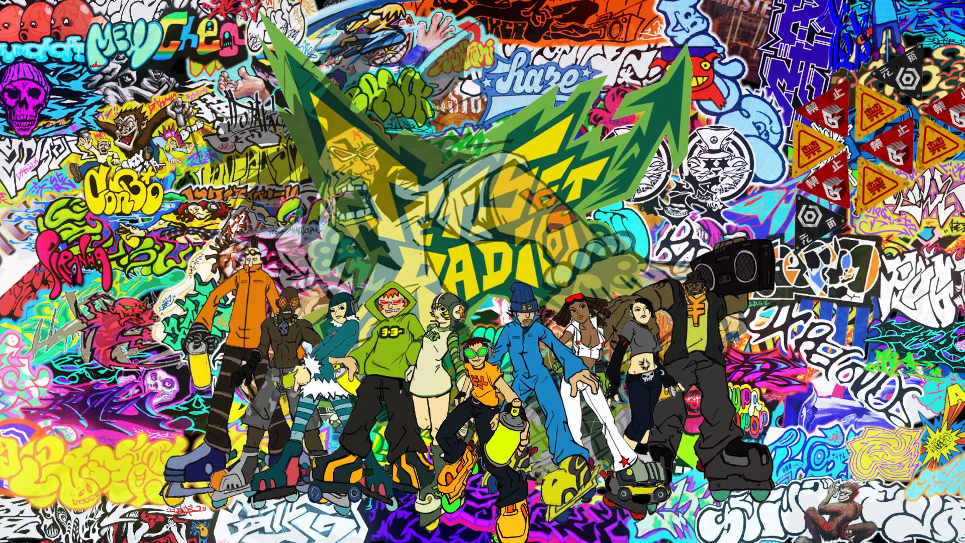 1920x1080 Jet Set Radio Wallpaper