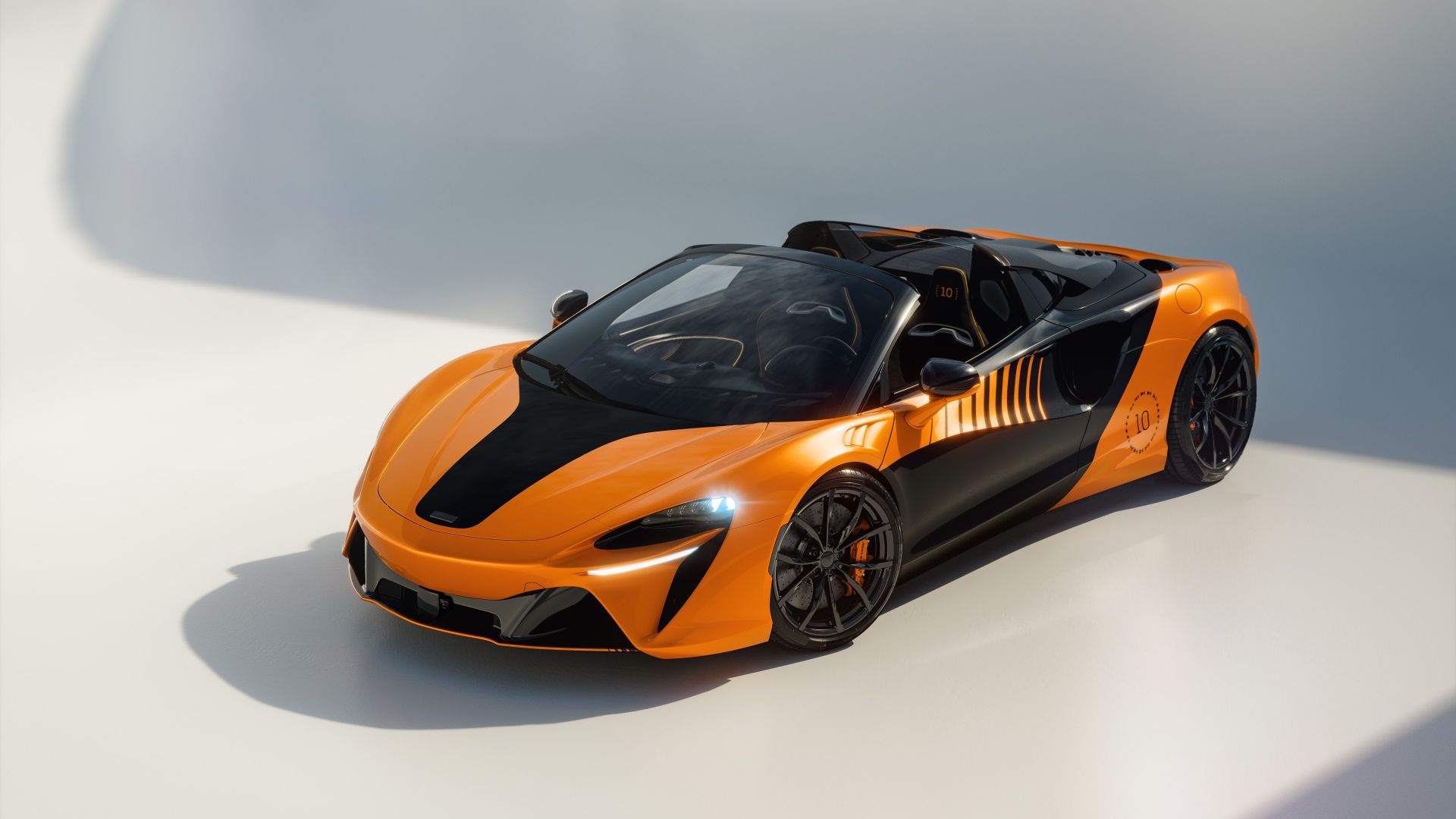 1920x1080 McLaren Artura Spider MCL39 Wallpaper 4K, Championship Edition