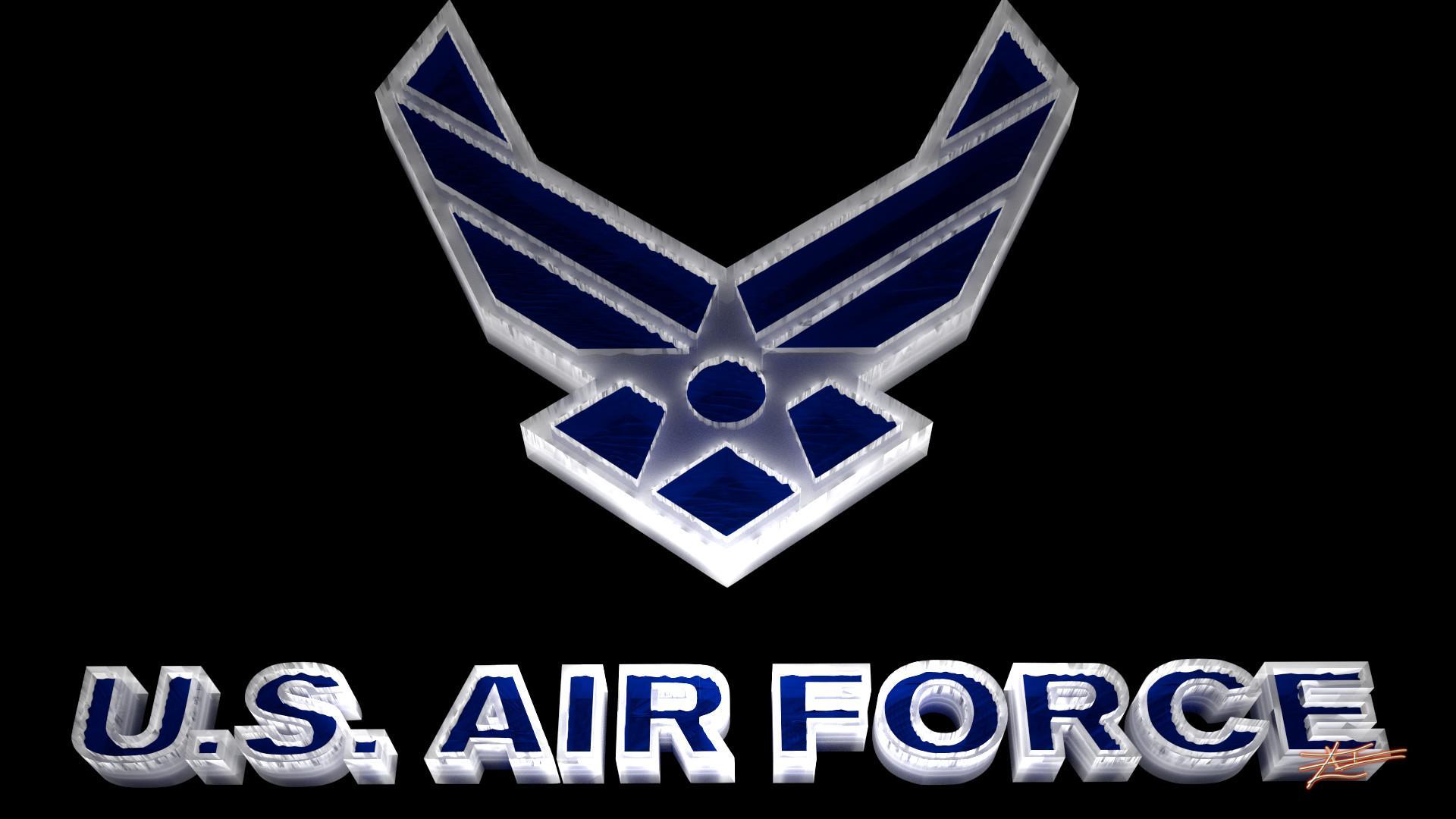 1920x1080 Space Force Logo Wallpaper