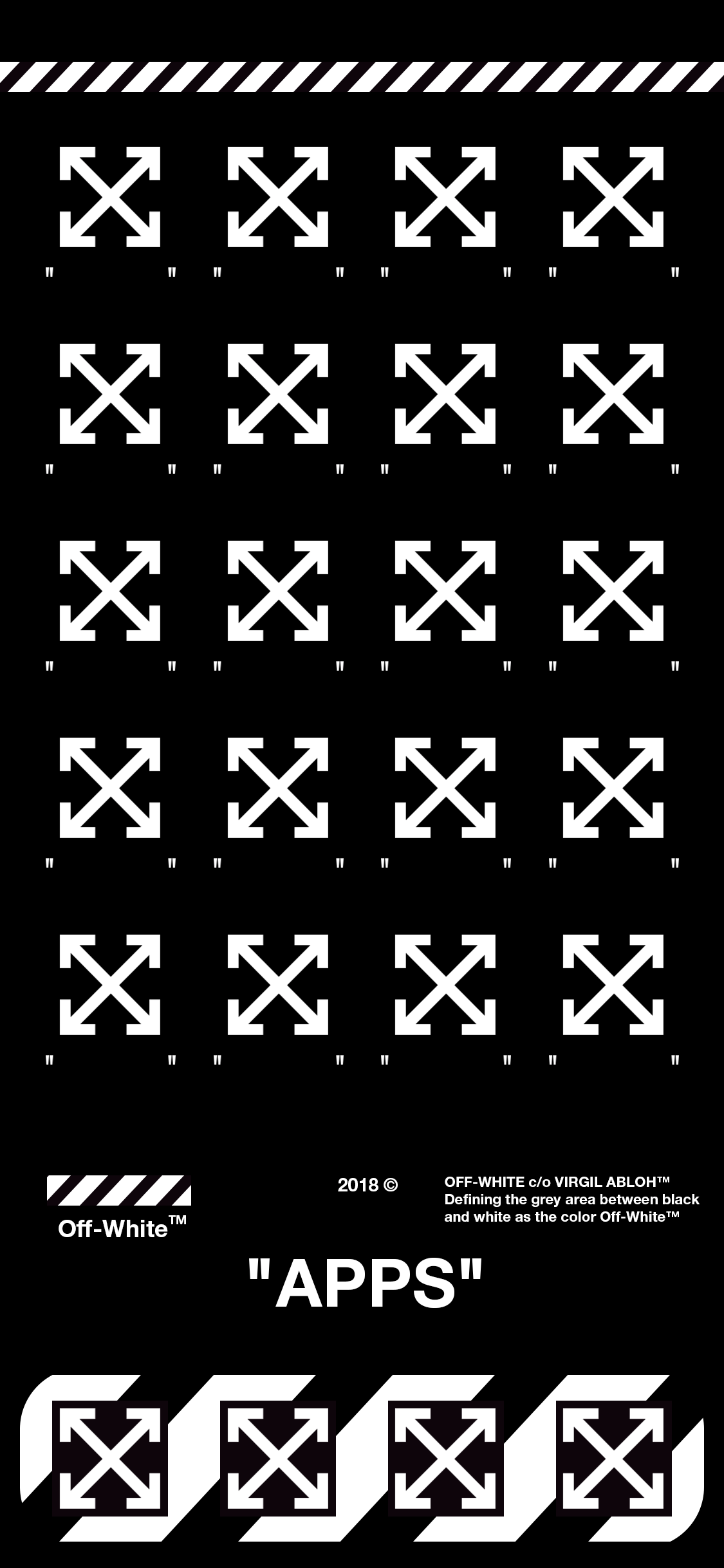 1125x2436 Off White iPhone 11 Wallpaper HD