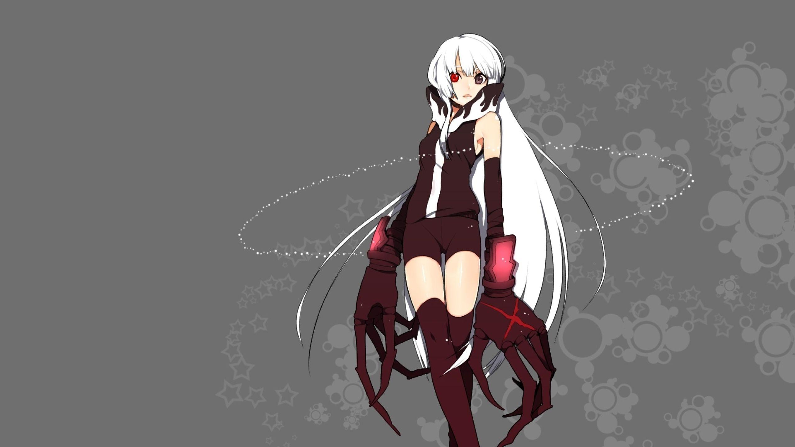 2560x1440 black rock shooter, anime, girl 1440P Resolution