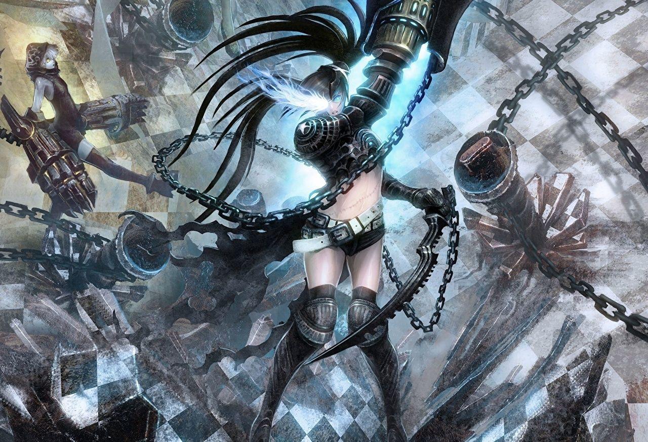 1280x874 Desktop Wallpaper Black Rock Shooter Anime