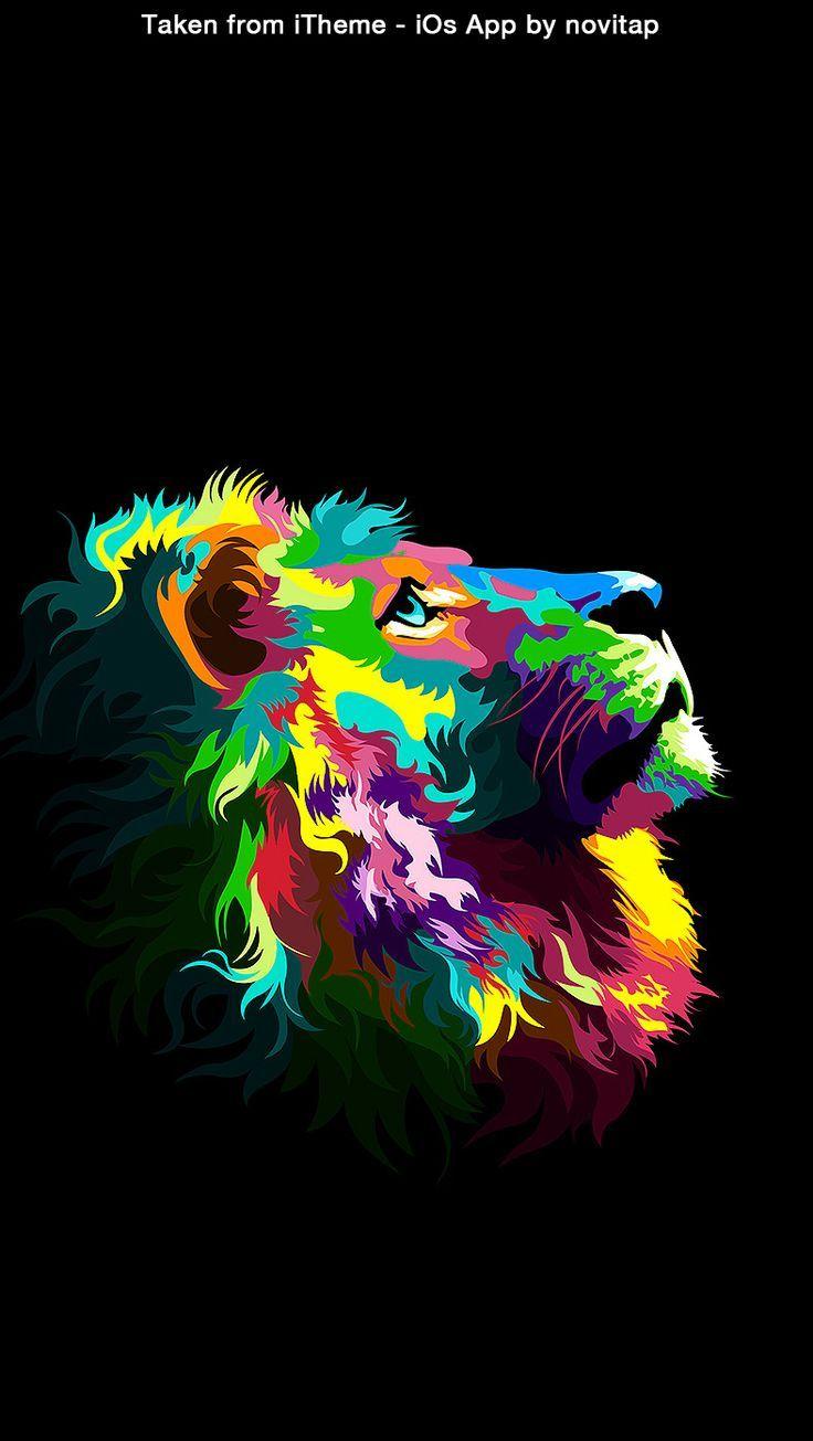 736x1305 Lion Colour Wallpaper iPhone Wallpaper