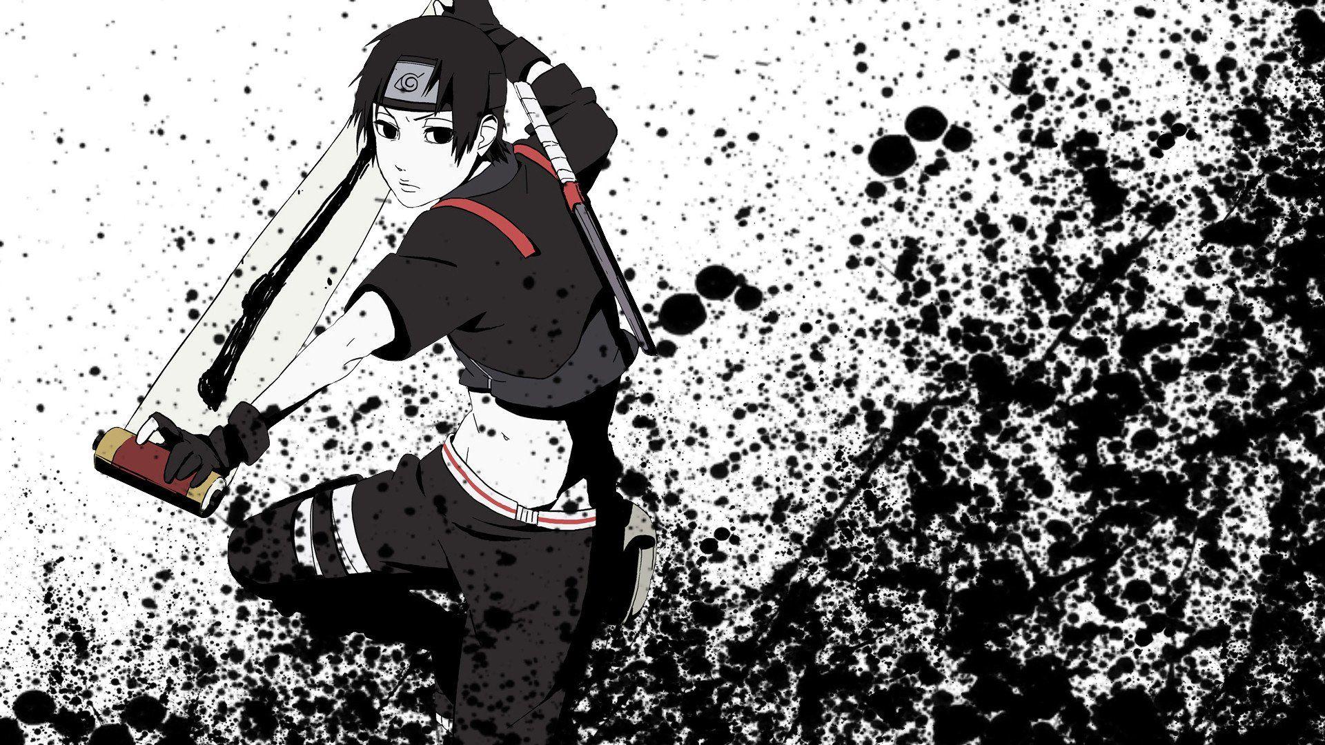 1920x1080 Naruto Black And White Wallpaper HD