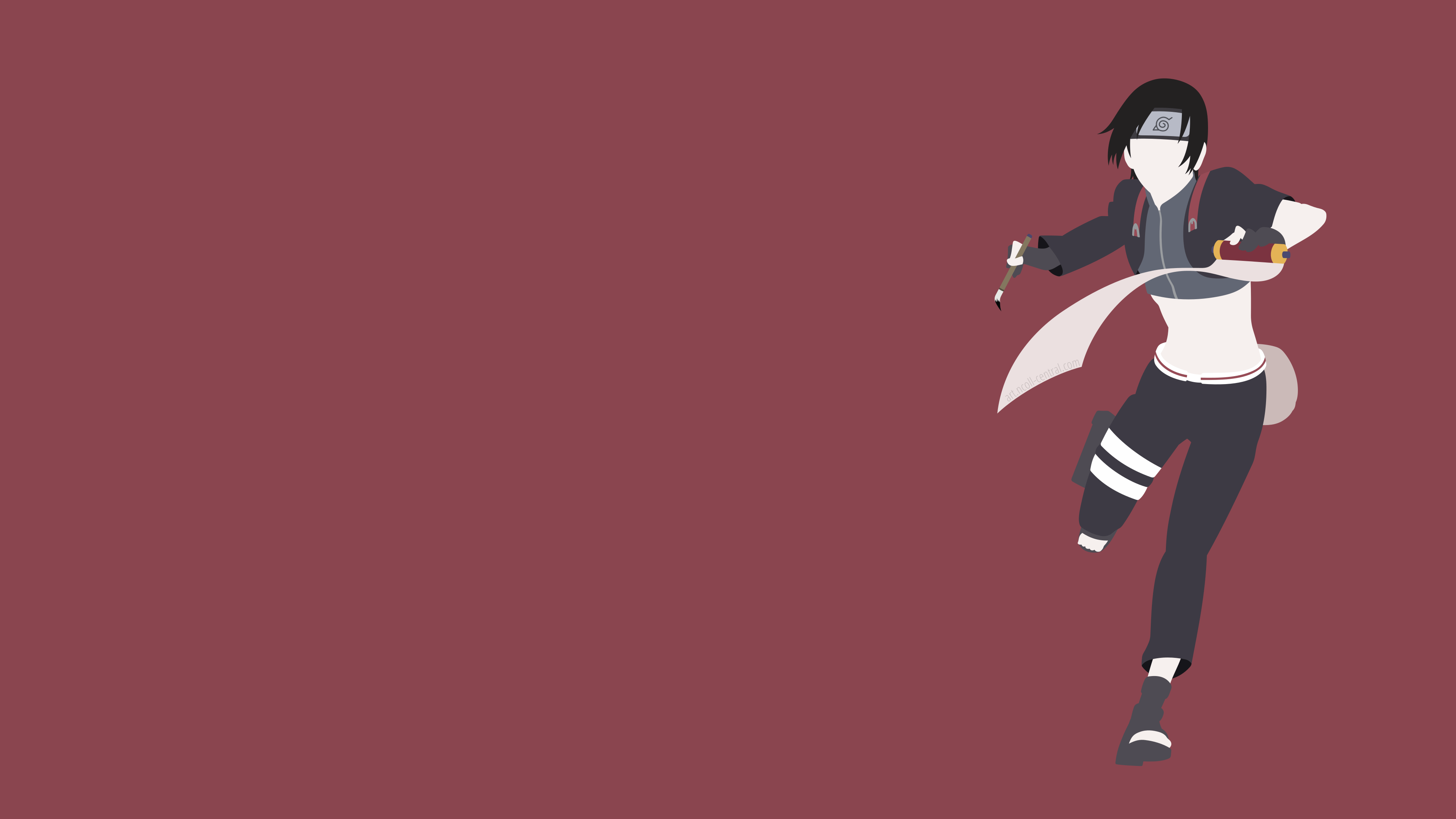 3840x2160 Naruto Minimalist Wallpaper