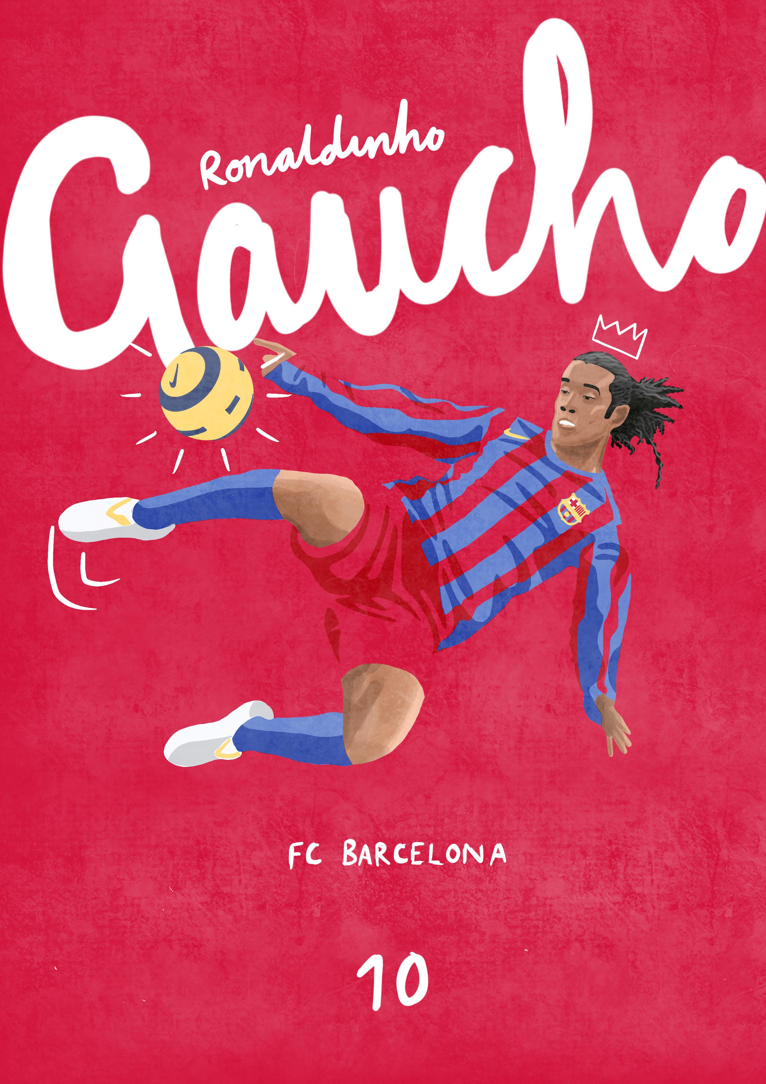 2480x3508 Ronaldinho Gaucho poster