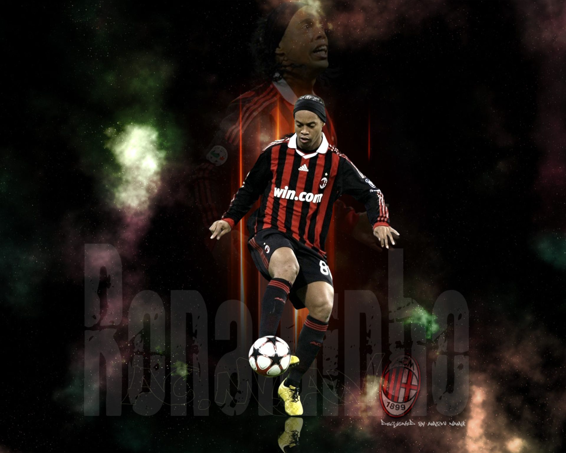 1920x1536 Phone wallpaper: Ronaldinho, A C Milan, Sports, Soccer 508850