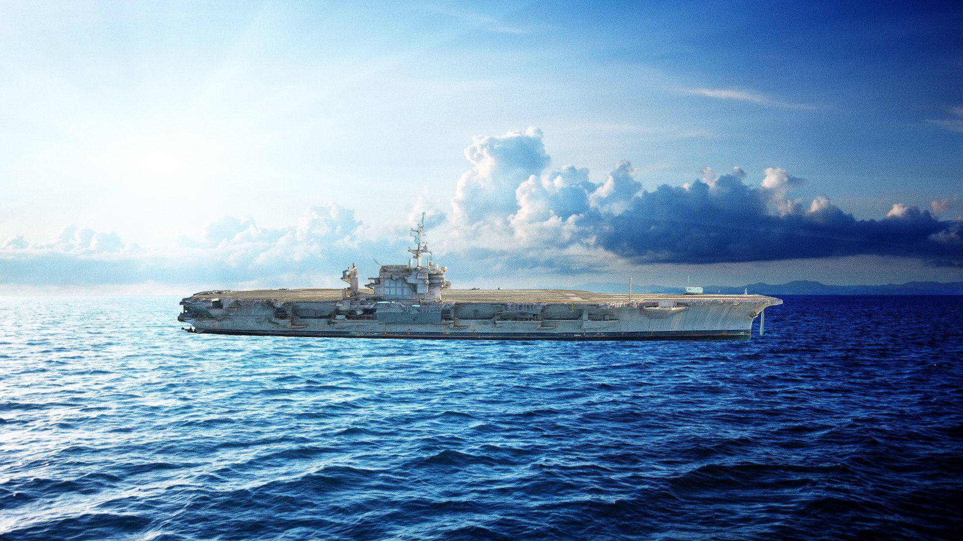 1920x1080 USS Kitty Hawk (CV 63). USA Free 3D Model By Arqueomodel3D [d34dc09]
