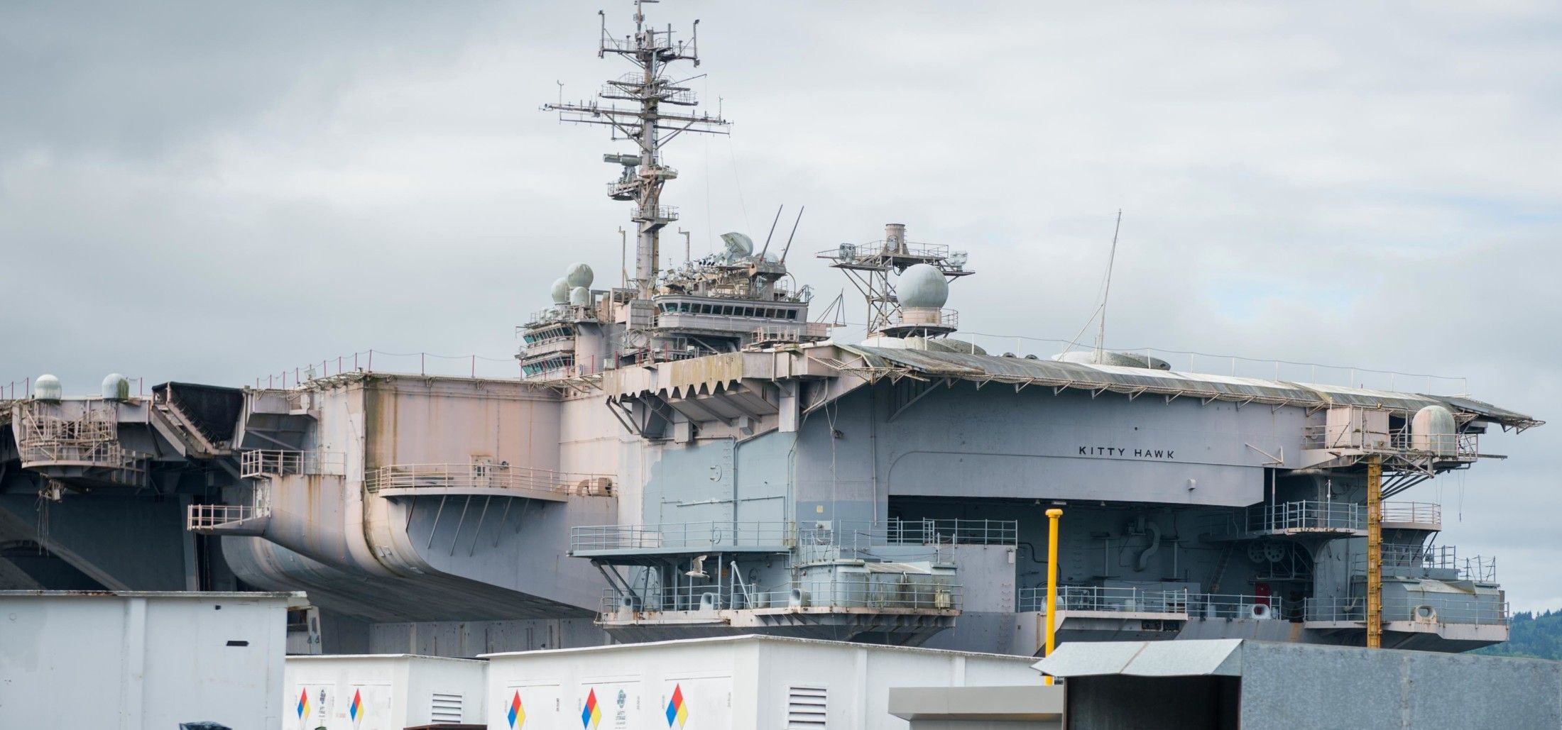 2200x1029 CV 63 USS Kitty Hawk Aircraft Carrier US Navy CVW CVA