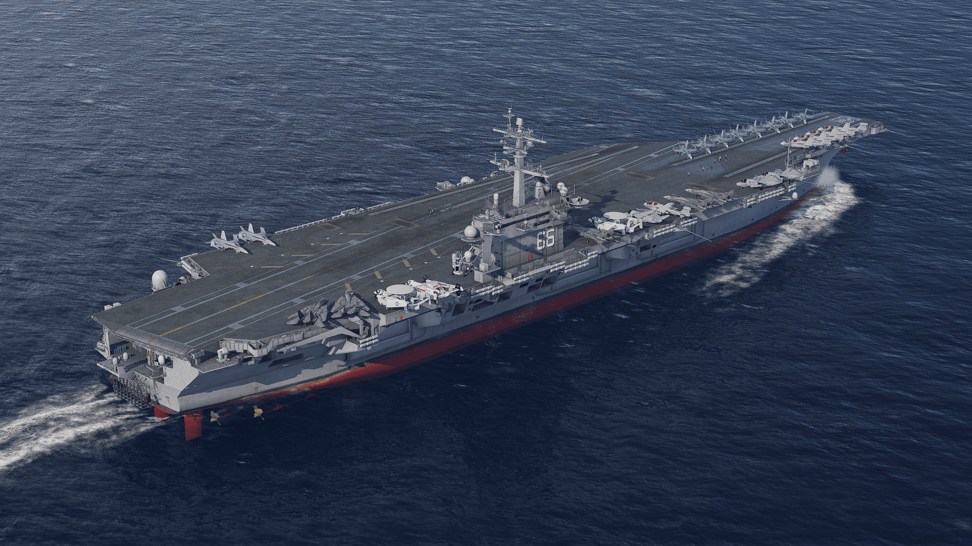 1920x1080 Kitty Hawk Class Supercarrier Repaint Part 1