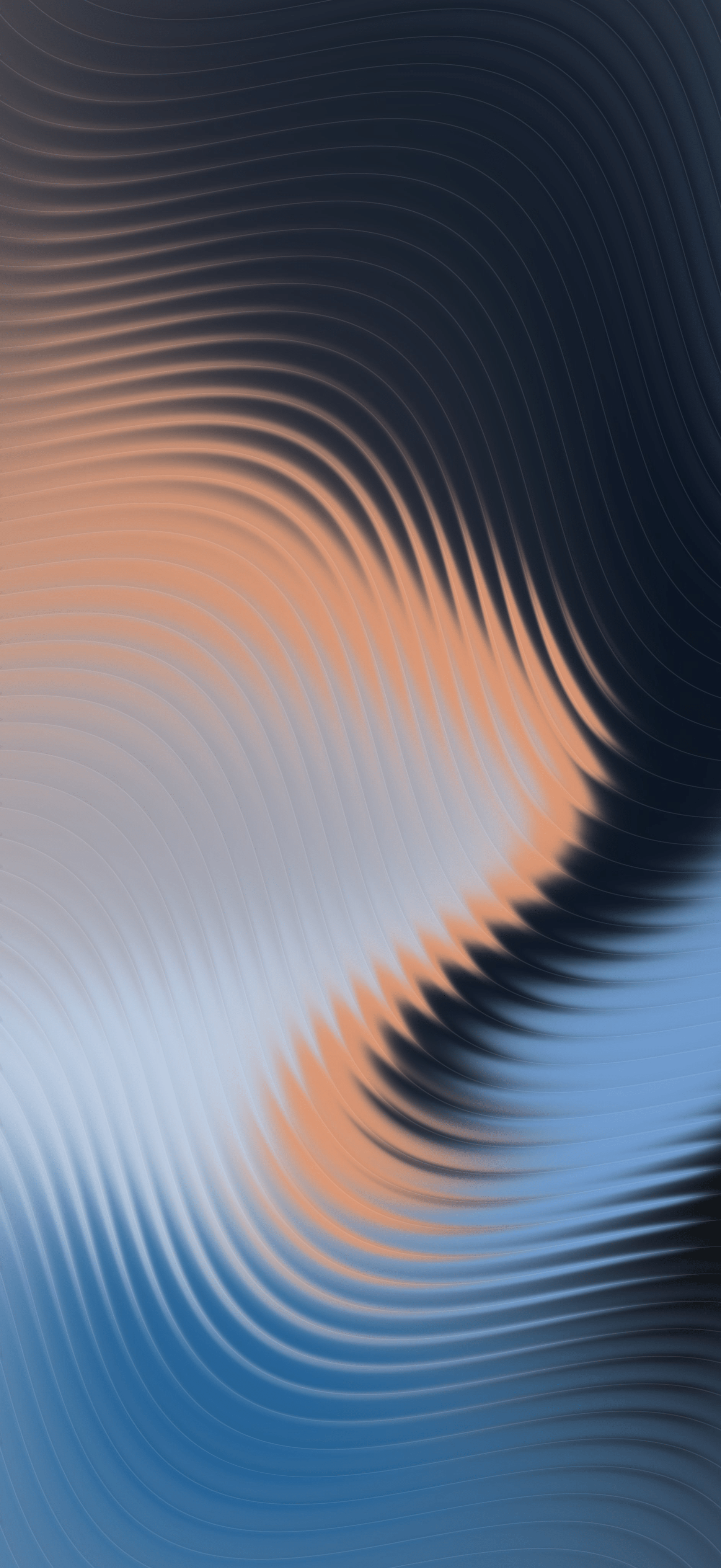 1884x4096 Gradient light refraction iPhone wallpaper for iOS 26