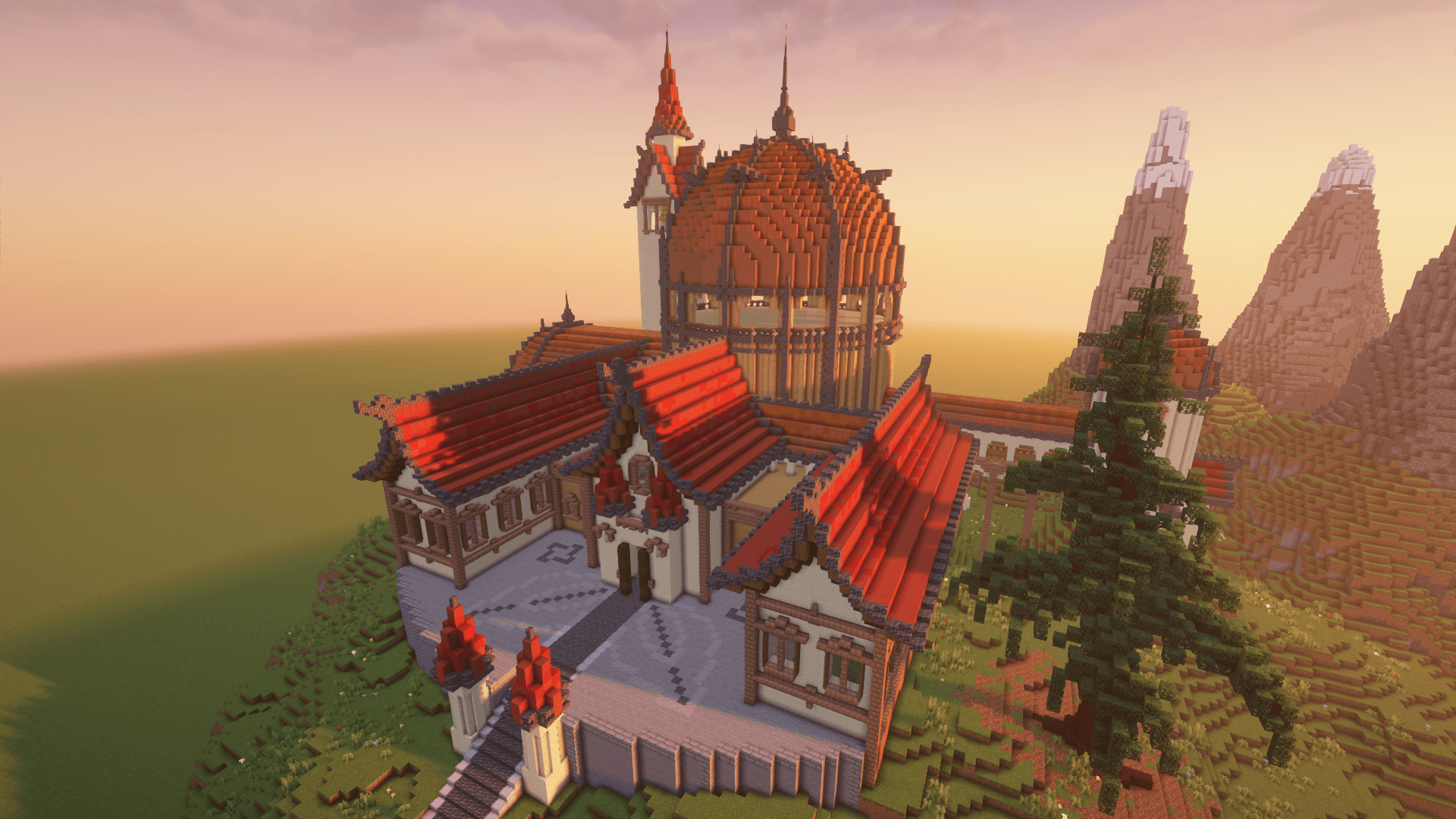 1920x1080 I made a megabase in the style of GeminiTay