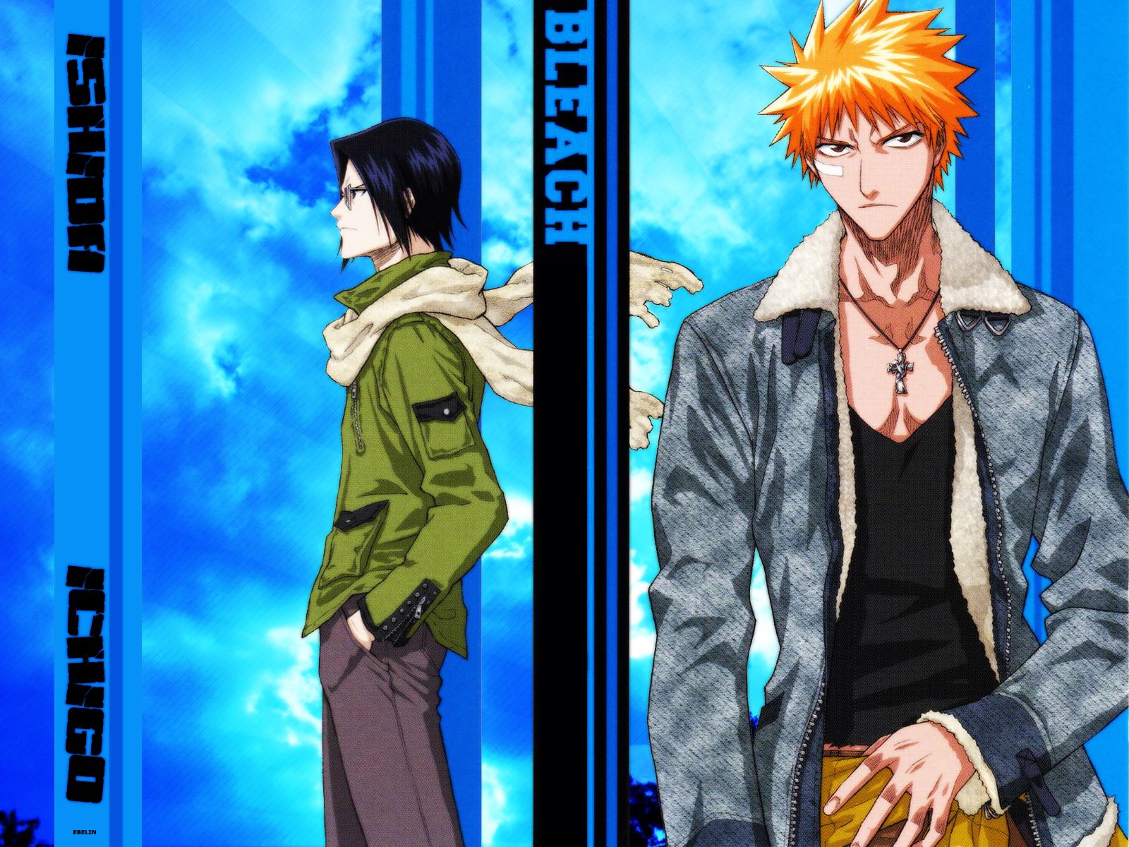 1600x1200 Download Ichigo Kurosaki Uryu Ishida Anime Bleach Wallpaperx1200