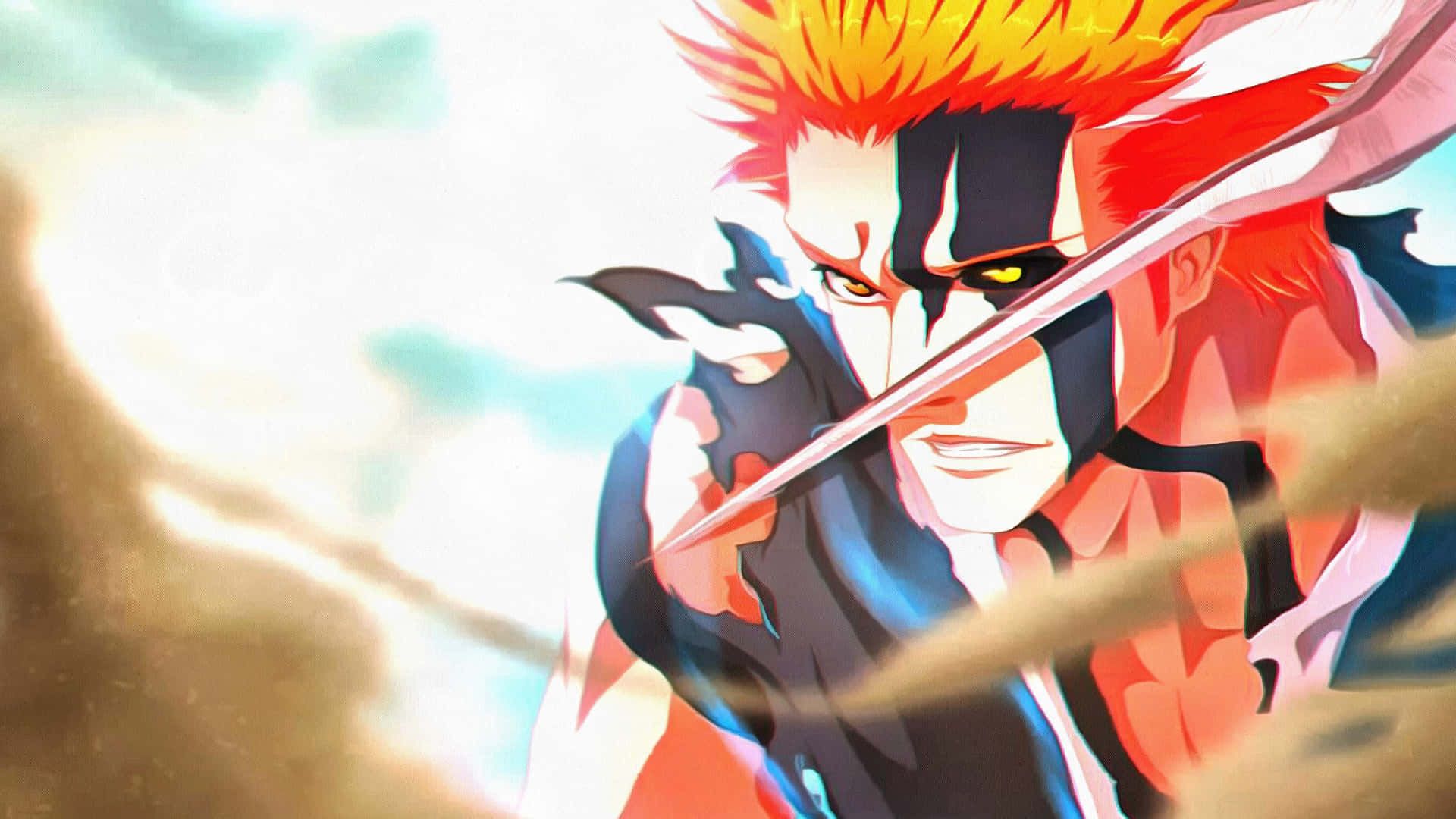 1920x1080 Download Intense Ichigo Kurosaki in 4K Resolution Wallpaper