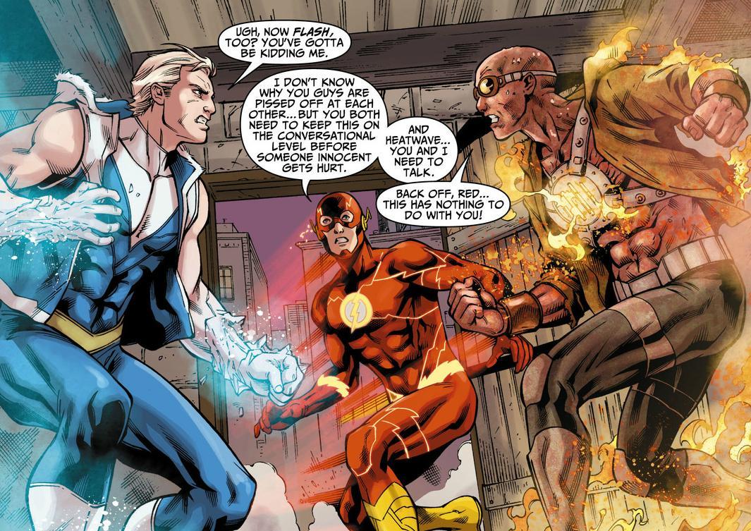 1065x753 THE FLASH Confronted By 'Captain Cold' And 'Heatwave' In New Set