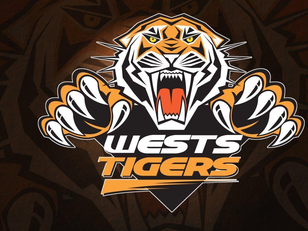 1024x768 Wests Tigers 2019 Logos Wallpaper