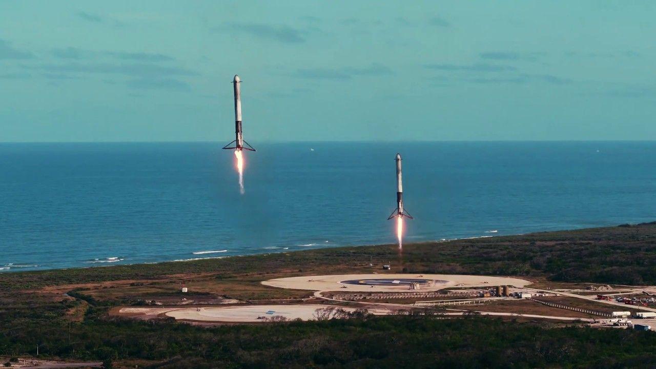 1280x720 Falcon Heavy & Starman