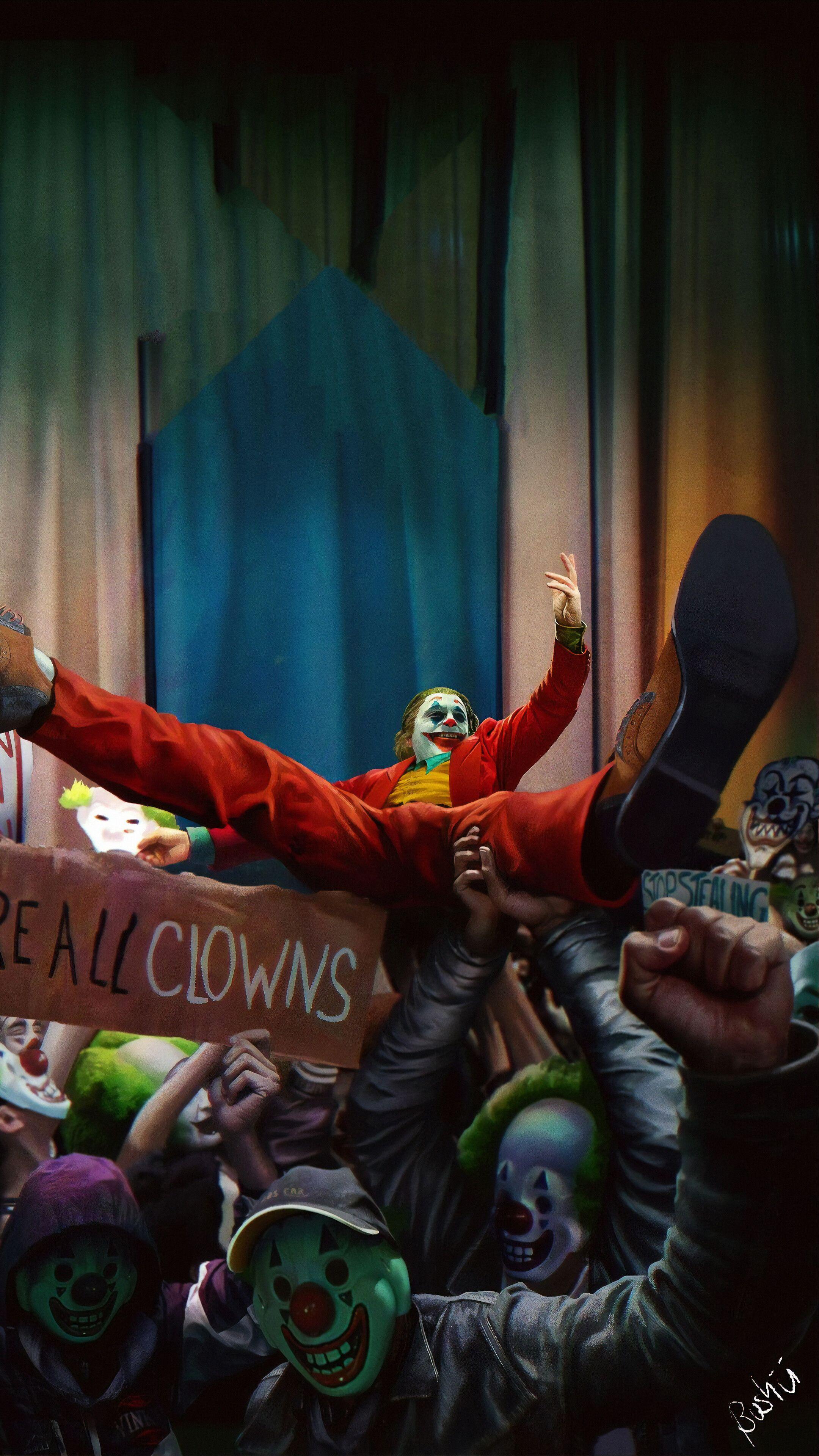 2160x3840 Joker, We Are All Clowns, Joaquin Phoenix, 4K iPhone