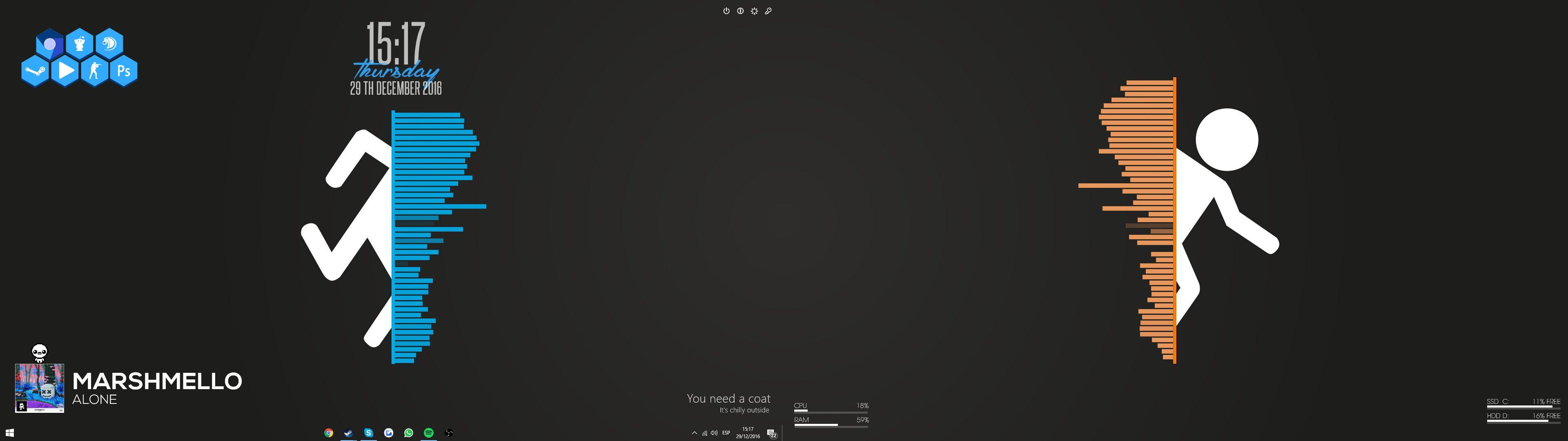 3840x1080 Dual Monitor Wallpaper