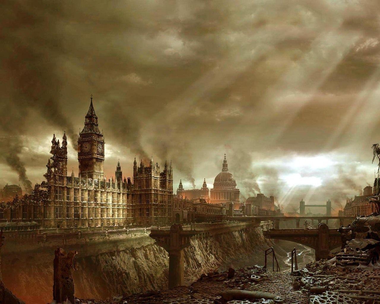 1280x1024 Legendary London England Games Ruins