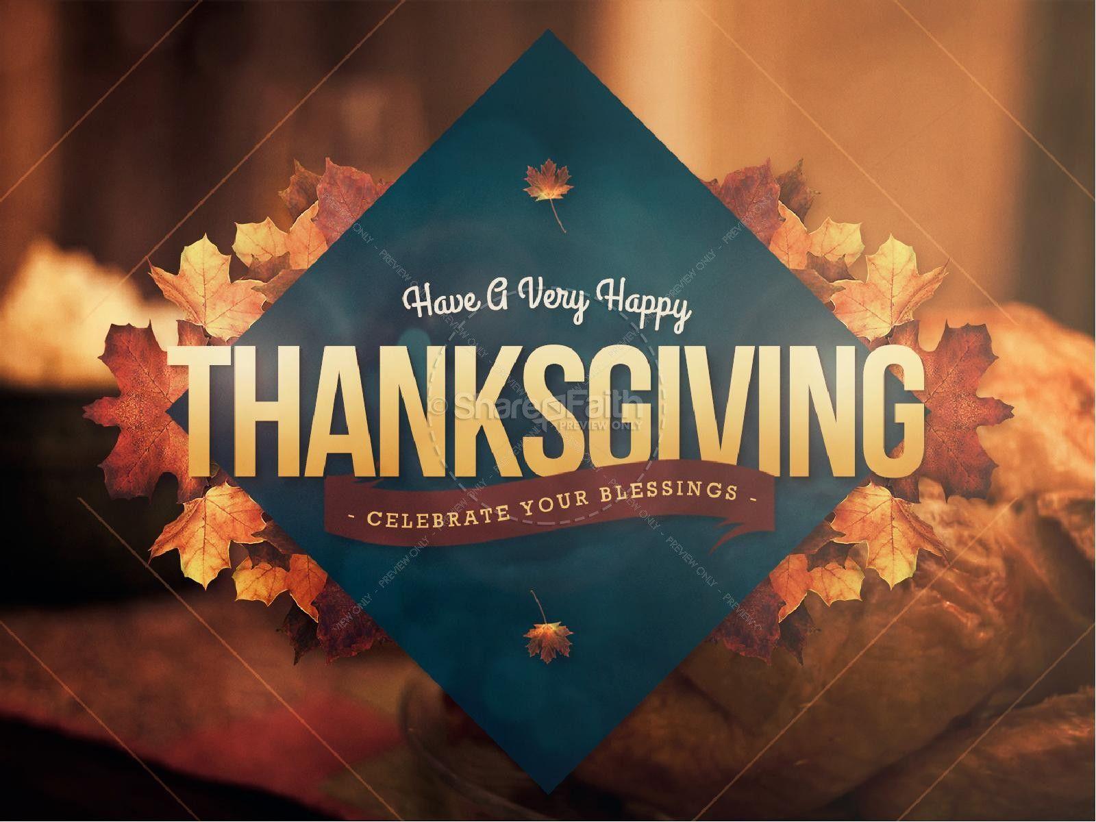 1600x1200 Happy Thanksgiving Holiday Religious PowerPoint. Fall Thanksgiving