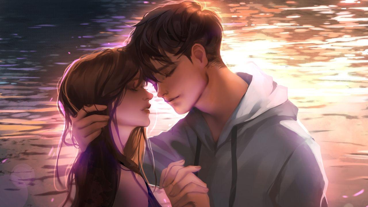 1280x720 Anime Romantic Couple 2019 720P Wallpaper, HD Anime 4K