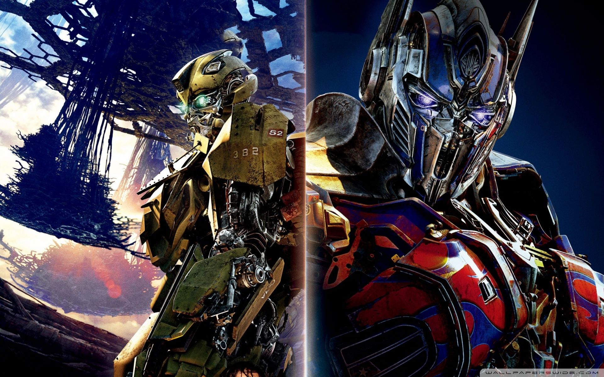1920x1200 Bumblebee vs Optimus Prime Transformers The Last Knight 4K UHD Wallpaper for UltraHD Desktop and TV : Widescreen and UltraWide Display : Dual Monitor : Smartphone and Tablet Devices
