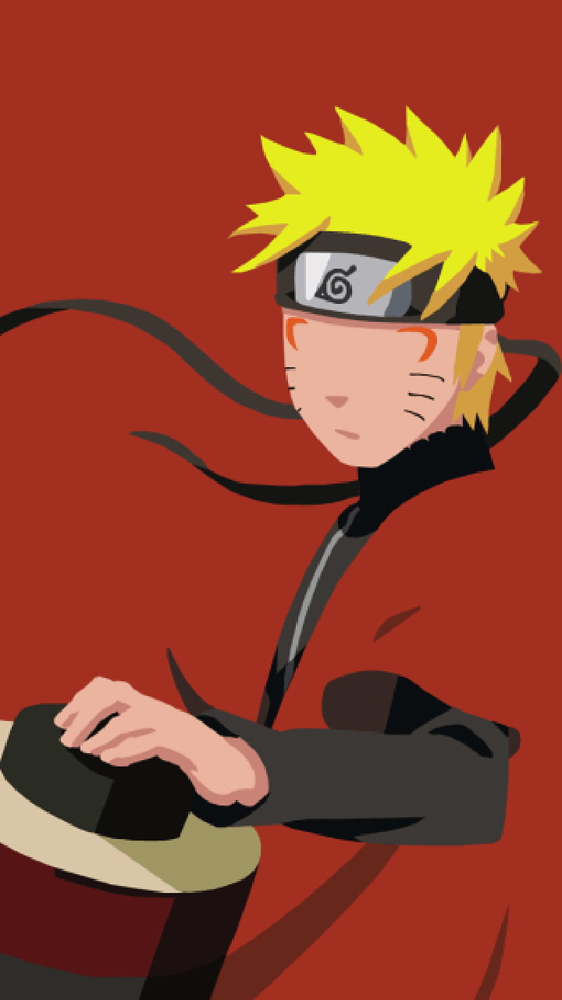800x1422 HD naruto minimalist wallpaper