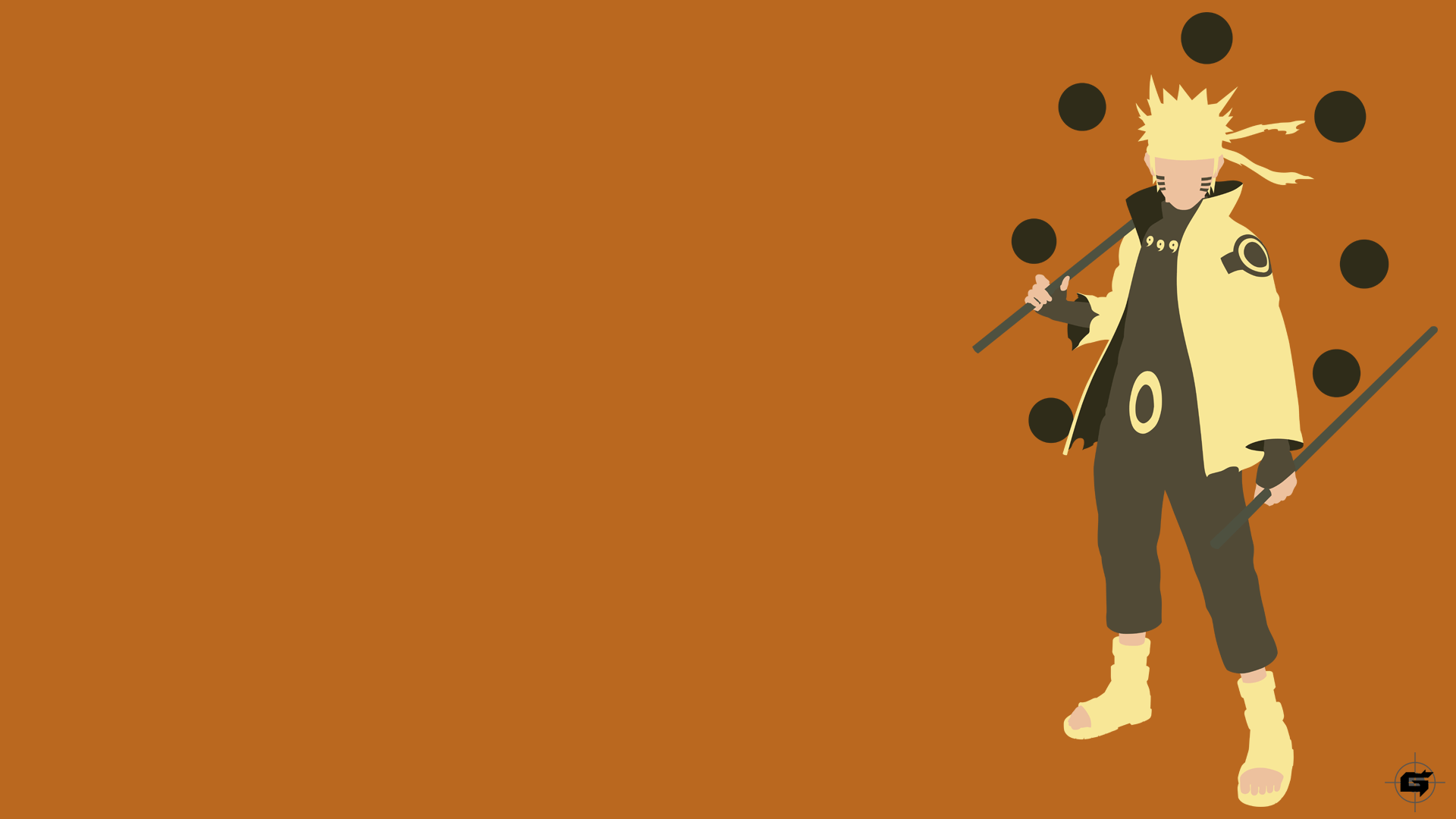 1920x1080 Naruto Minimalist Wallpaper