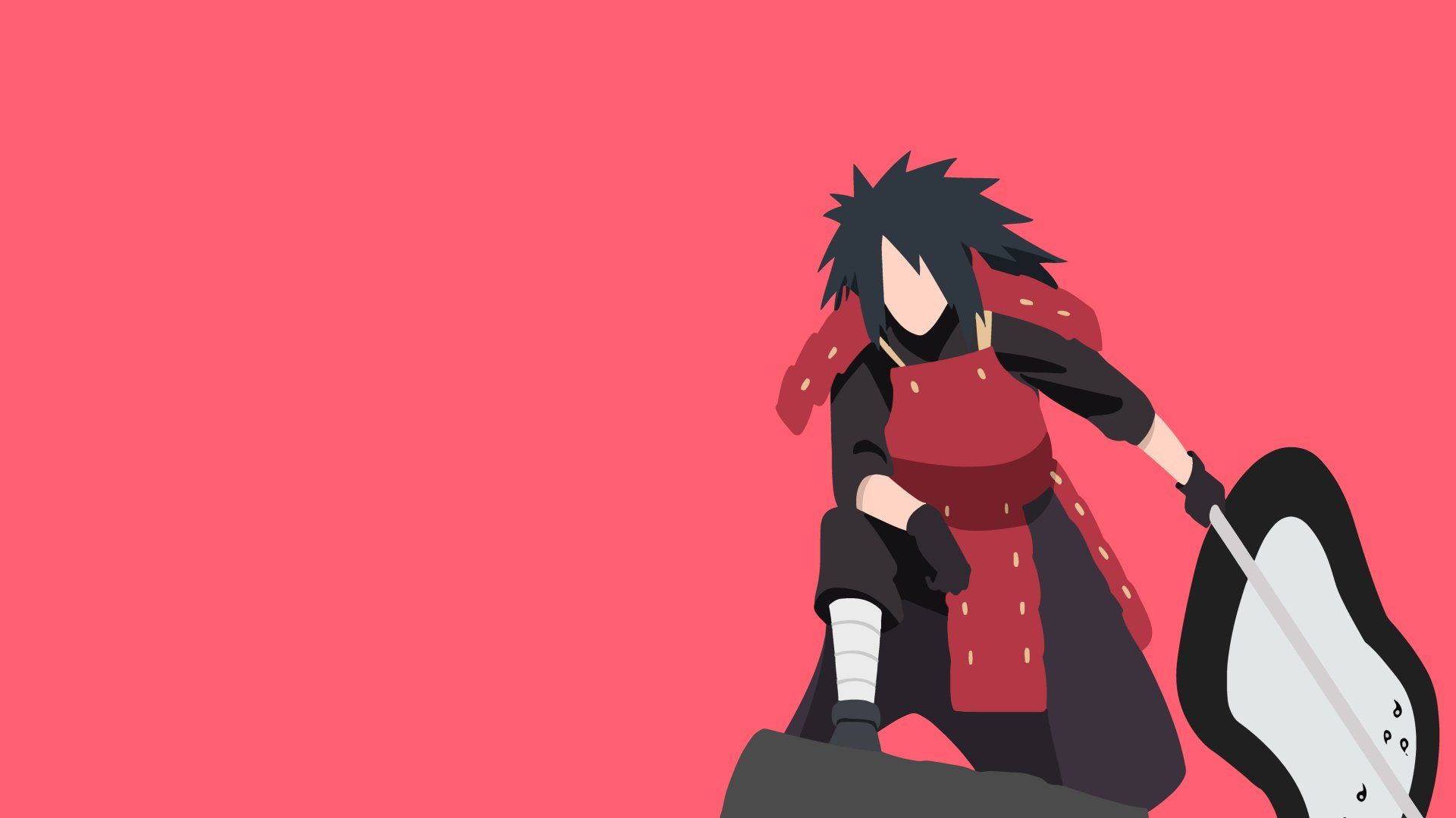 1920x1079 Madara Uchiha Minimalist Warrior. Naruto Shippuden Ultimate Ninja Storm 4 4K Wallpaper