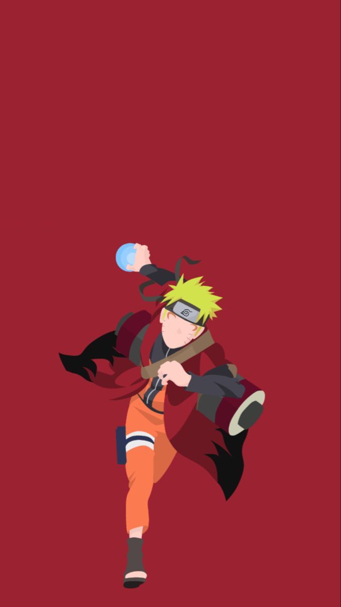 676x1200 Naruto Sennin 2 Minimalist Wallpaper
