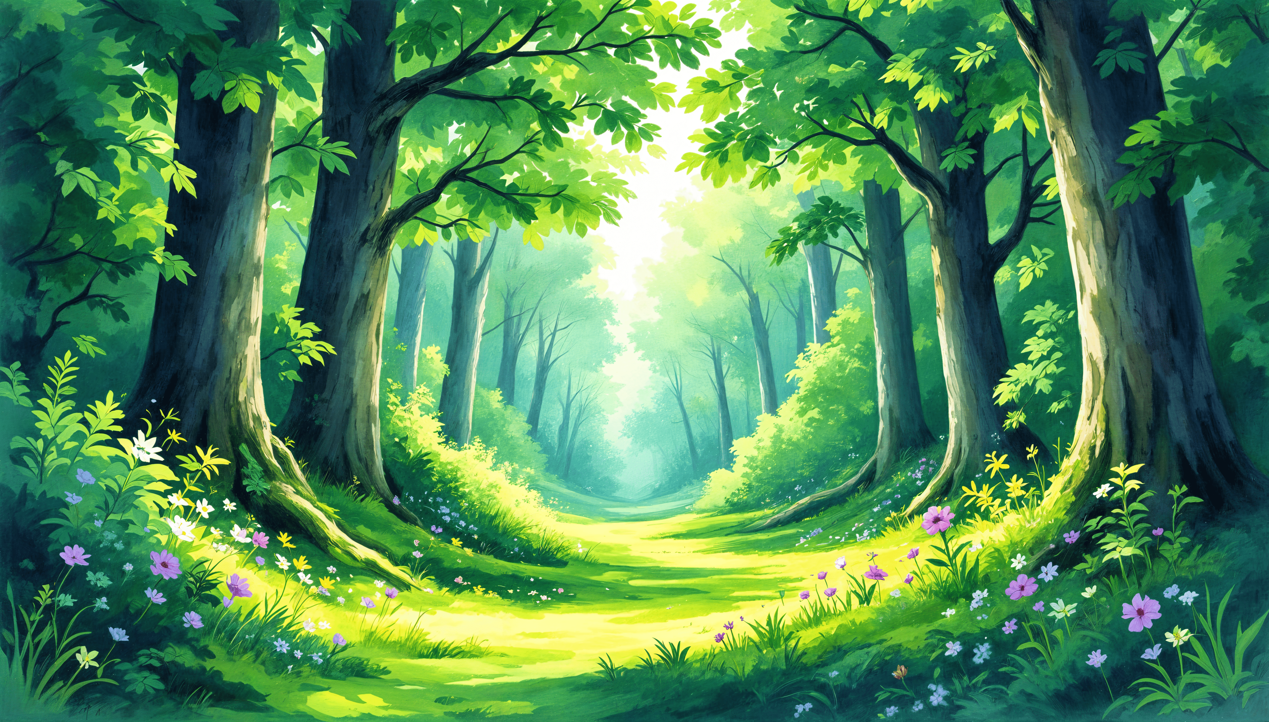 4344x2472 Emerald Glade