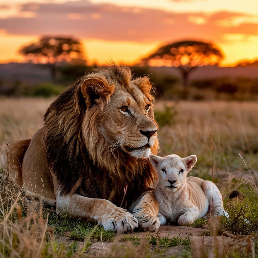 1024x1024 The lion and the lamb