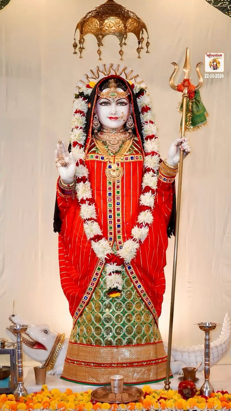 736x1308 Khodaldham. Akshardham mandir photo, Khodal dham photo, Khodaldham temple pooja timings