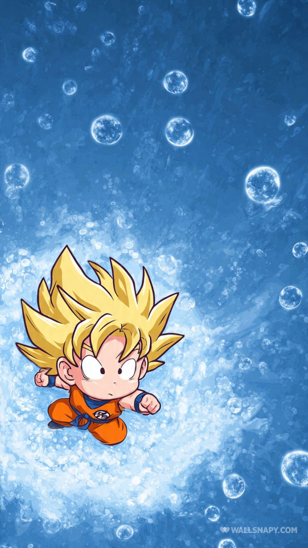 1080x1920 Dragon ball z baby goku minimal cute wallpaper