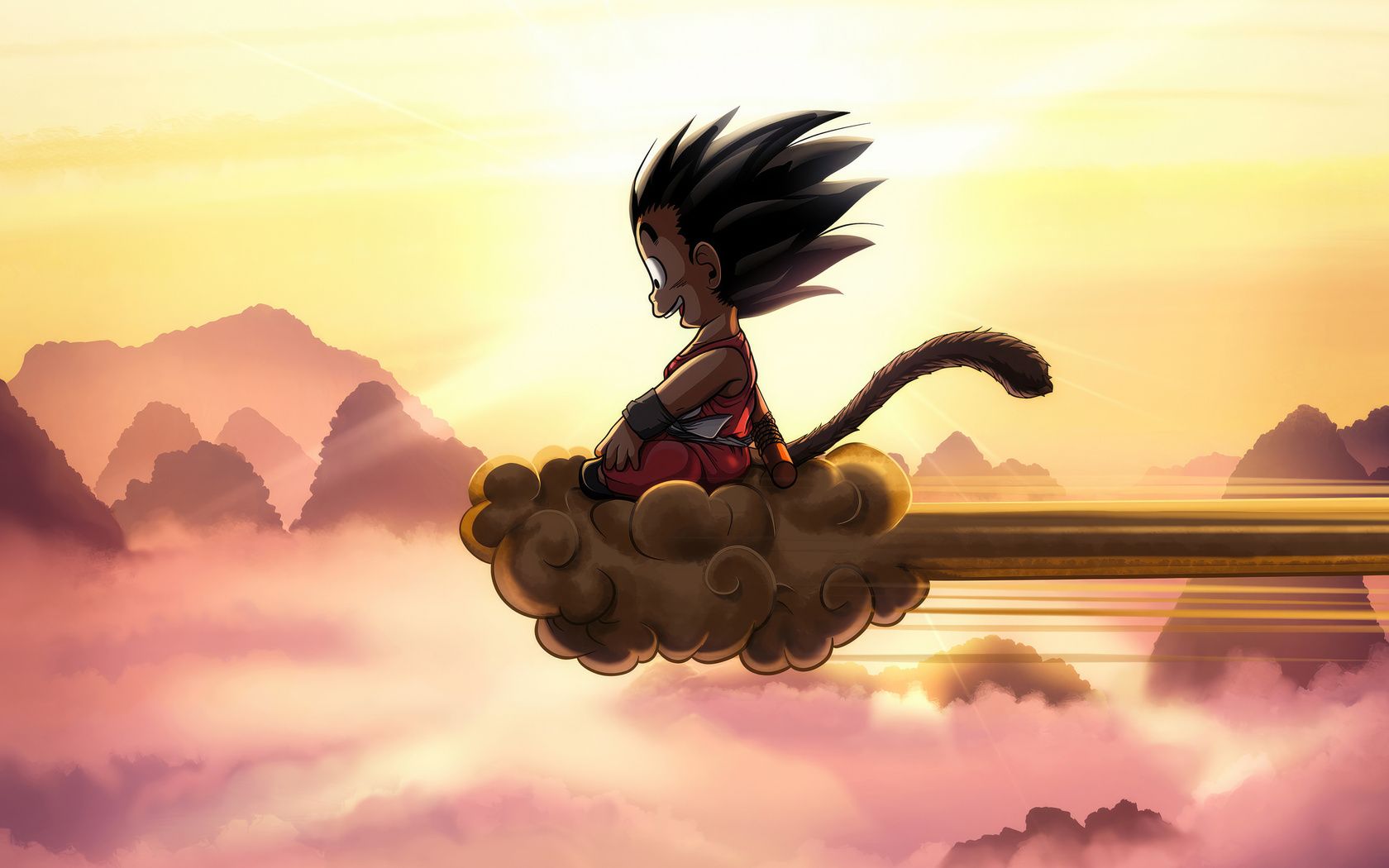 1680x1050 Flying Nimbus And Goku Wallpaper, 1680x1050 Resolution HD 4k Wallpaper, Image, Background, Photos and Picture