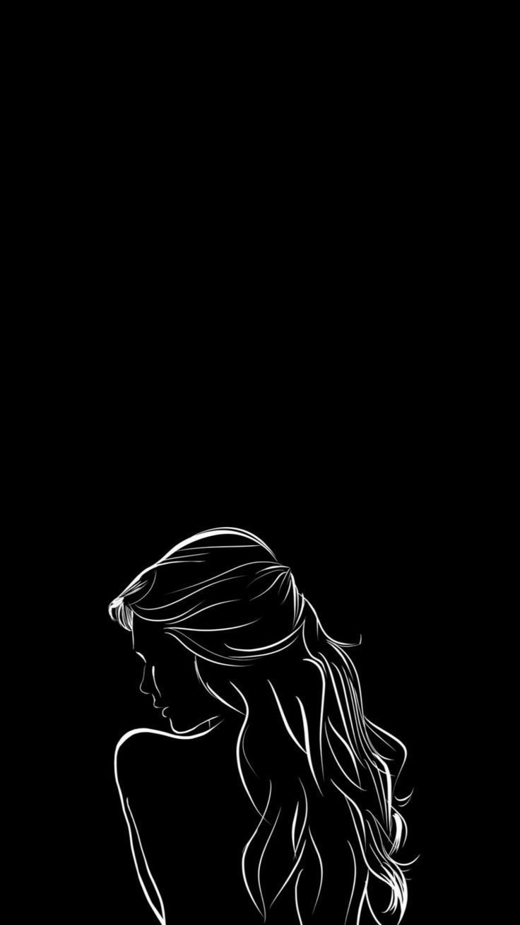 736x1308 Wallpaper. Gambar seni ilustrasi, Seni ilustrasi, Ilustrasi ba. Black and white art drawing, Dark phone wallpaper, Line art drawings