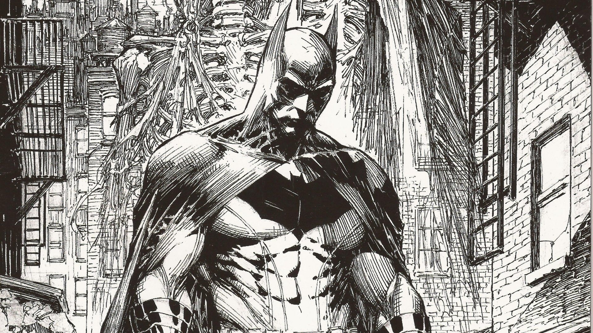 1920x1080 Batman Comic Art in Stunning 4K Ultra HDx2224