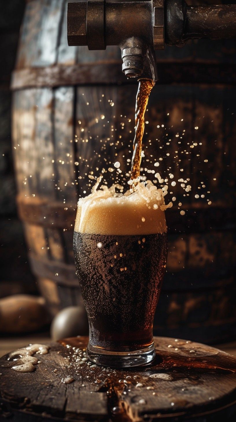 816x1456 Free Pouring Craft Beer Image, Pour, Glass