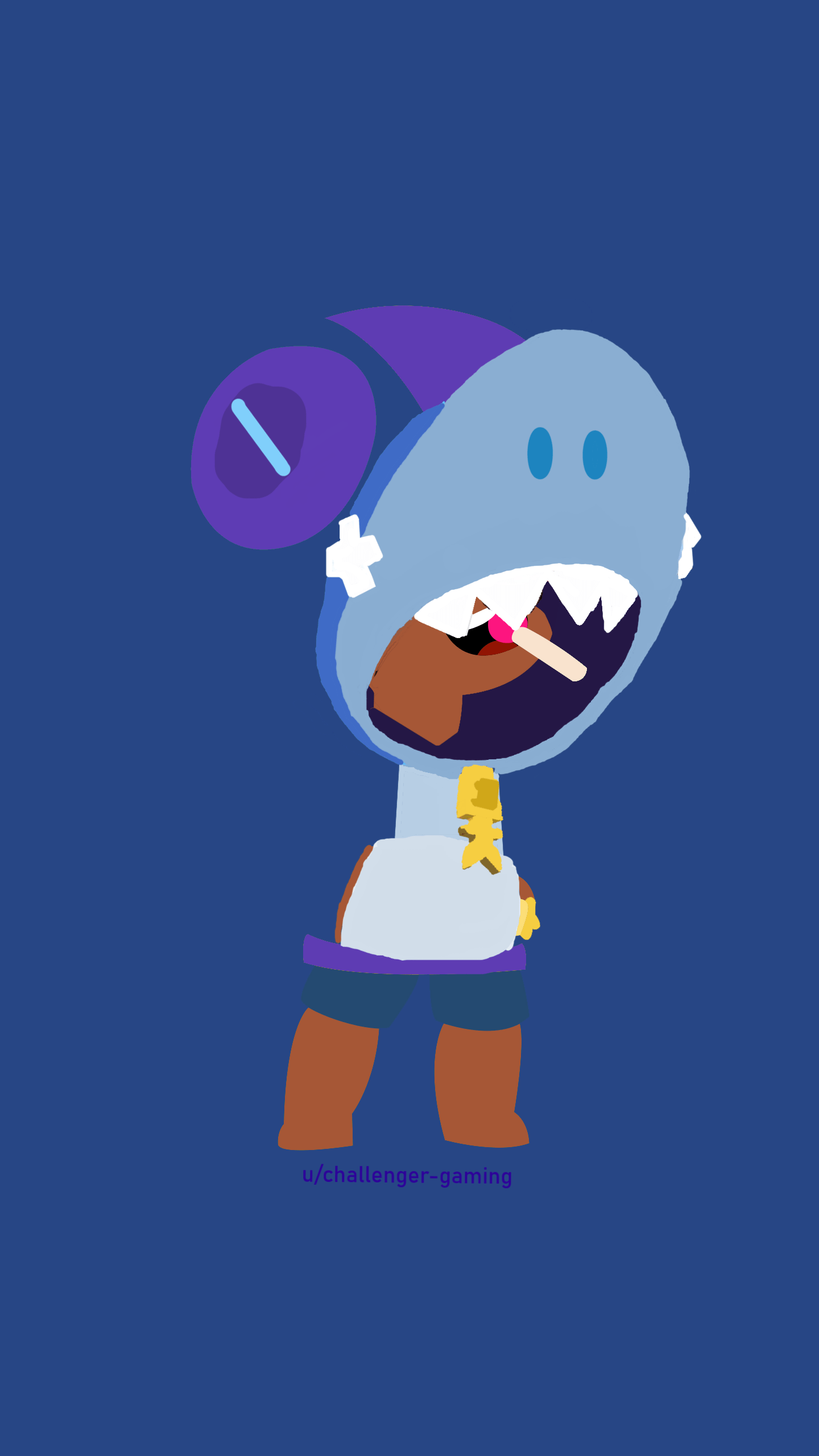 1440x2560 Shark Leon Wallpaper